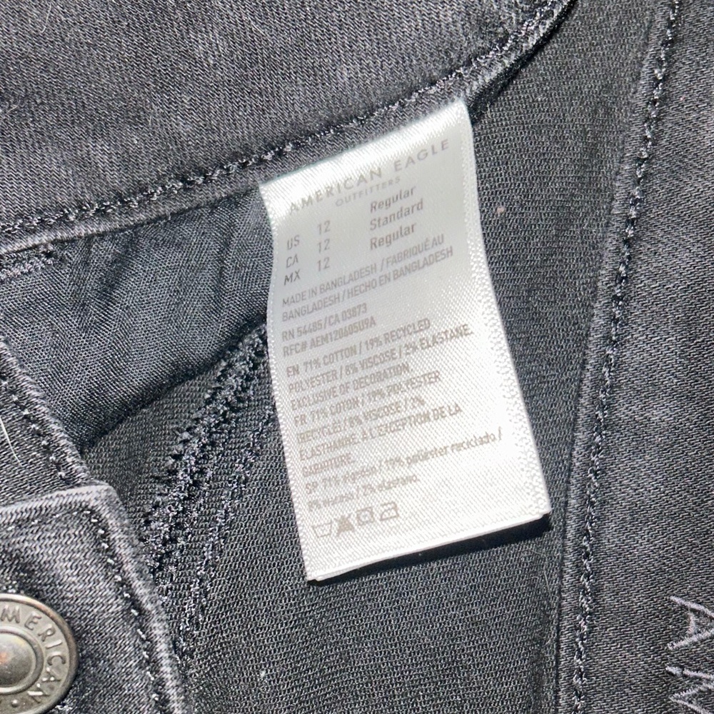 American Eagle Dark Gray Denim - image 3